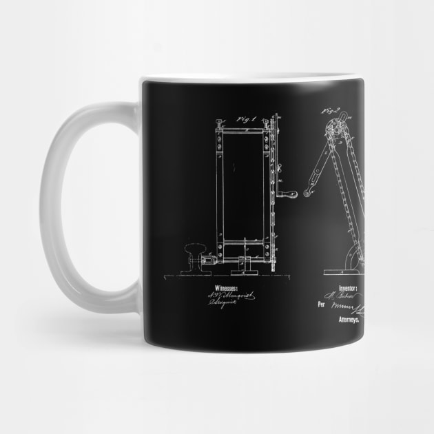 Wrenches Vintage Patent Drawing by TheYoungDesigns